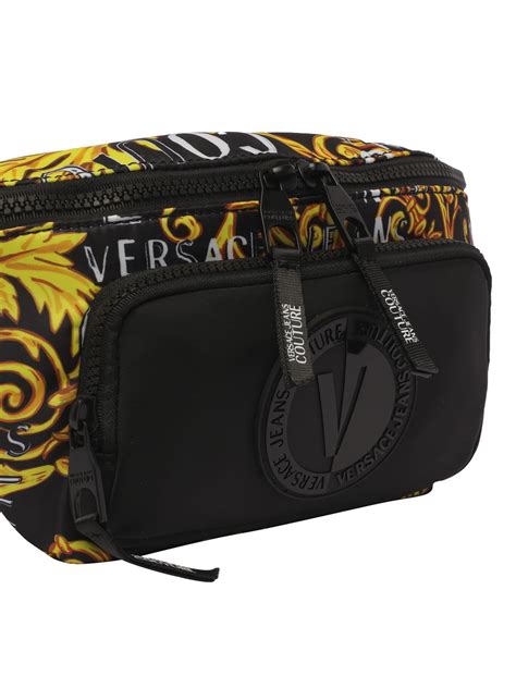 versace couture bauchtasche|versace leather wallet.